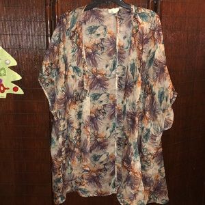 Open Polyester over shirt